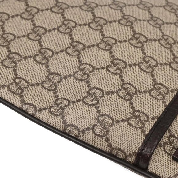 Gucci Beige PVC GG Shoulder Bag - Picture 6 of 9